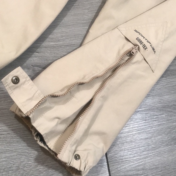 Sportif Vintage Gore-Tex Khaki Pull-On Drawstring Pants size S - Picture 4 of 10